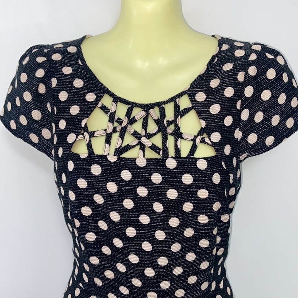 Anthropologie Dress Maeve “Nicola” Dot Nwot Sz 4 - Picture 6 of 8
